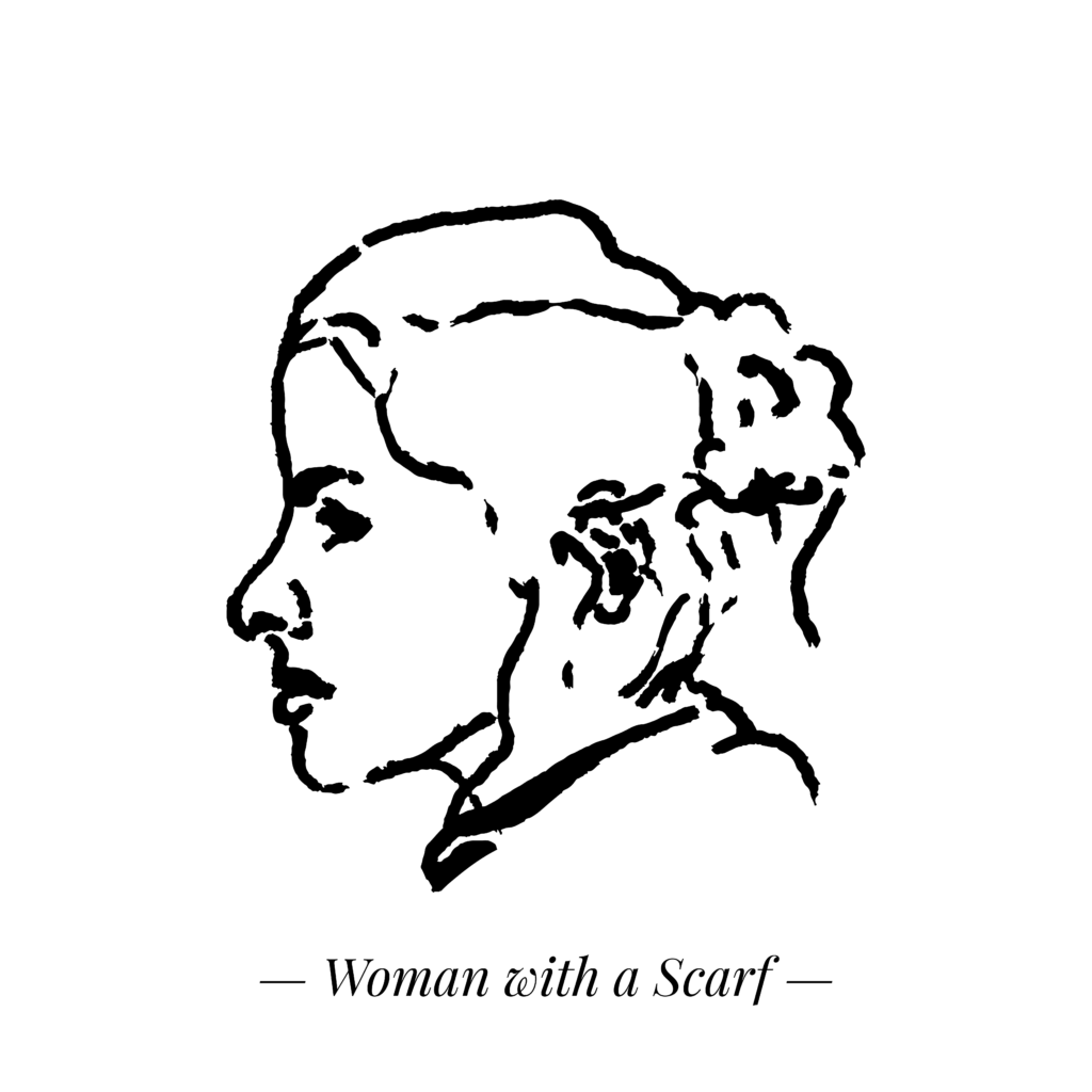 Person C_Vector Edit_WWAS_Woman with a Scarf Vector